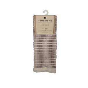 Homewear 2-PK Hand Towel Grateful Beige 2PCS