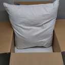 MIULEE 20x20 Pillow Inserts, Pack of 2 Down Feather Premium Throw Pillows with Cotton Fabric for Bed Couch Living Room Sofa