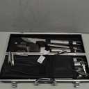 Kaluns Grilling Accessories, Dad Gifts for Fathers Day, Mothers Day Grilling Gifts, Heavy Duty Stainless Steel BBQ Tool Set for Outdoor Grill with Aluminum Case and Apron, Birthday Gifts for Men