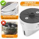 AMI PARTS WB03X24818 Gas Stove Knob Replacement for GE,100% Stainless Steel Stove Replacement Knobs PS11729081 AP5989029,Compatible with ge Stove Knob (Not Universal)