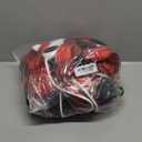 Homemate Electric Blanket Heated Throw - 50x60 Ultra Soft Cozy Flannel Heating Blanket with 10 Fast Heat Levels 8 Hours Auto Off Over-Heated Protection ETL Certification Keep Warm in Home Office (Red-black)