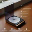 JA-310R Retro Wooden Compact CD Player with Bluetooth 5.3 Transmitter/Optical/USB/AUX, Lossless HiFi Audio Desktop CD Player with Remote Control for Home Audio System (No Built-in Speakers & Battery)