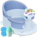 Baby Bath Seat for 6 Months & Up - Safe Infant & Toddler Bathtub Seat for Sitting Up - Baby Bath Tub Seat for Shower (Blue)