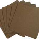 Touri Pottery Bats Set for Pottery Wheel - 6 Pack 7 Square Inner Bats Only, Ceramic Tools for Pottery Making, Brown