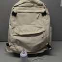 Vacuum Travel Backpack with Air Pump 18x14x8 inches Laptop Personal Item Carry on Flight Approved Compression Vacuum seal Travel Essentials Backpack Space Saver Bags Storage Men mochila de viaje Beige