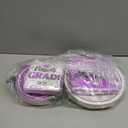 Graduation Decorations 2026, 200 Pcs Class of 2026 Graduation Party Supplies Kit with Paper Plates, Luncheon and Cocktail Napkins, Congrats Grad Decorations for 50 Guests (Purple)