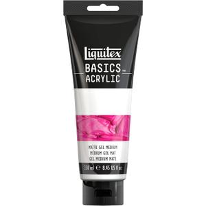 Liquitex BASICS Matte Gel Medium, 250ml (8.4oz) Tube