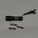 Lighting EVER LED Flashlights High Lumens, Small Flashlight, Waterproof, Adjustable Focus Flash Light for Outdoor, Emergency, AAA Batteries Included, Tactical & Camping Accessories (Black)