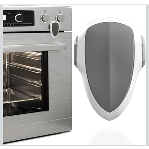 Oven Lock Child Safety, 1 Pack, Oven Door Lock Child Safety, Oven Baby Proofing, Heat-Resistant, Durable & Easy to Install Oven Safety Locks for Toddlers, Baby Proof Oven (White)