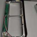 2x 4x6 Headlight Bezel with 12" Amber Lens LED Amber Light, Chrome Housing Replacement for Kenworth T800/T600/T400, Peterbilt 379/378, Freightliner FLD & Classic XL Semi Trucks DOT Compliant