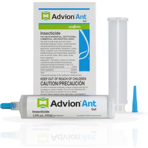 Advion Single 30-Gram Tube, 1 Plunger and 1 Application Tip, Effective Control of Ants, Formulated with 0.05% Indoxacarb, Indoor & Outdoor Use, Ant Killer Gel for Control of Most Major Ant Species