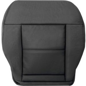 GXARTS Driver Side Bottom Replacement Leather Seat Cover Fit for Mercedes Benz E350 E550 2010 2011 2012 2013 2014 (Artificial Leather Microfiber Leather Material) (Black)