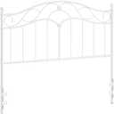 Merronix Queen Size Adjustable Metal Headboard Only, White
Vintage style for bed frame, Sturdy and stable, easy assembly, Adjustable height for bedroom