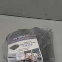 Upgrade Travel Seat Cushion for Airplane,Portable&Adjustable Air Seat Cushion,Coccyx Tailbone Pain Relief Chair Pad,Inflatable Cushion for Wheelchair, Travel,Driving,Office Work (Round+black)