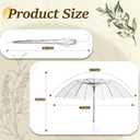 52 Pack Clear Wedding Umbrellas Bulk