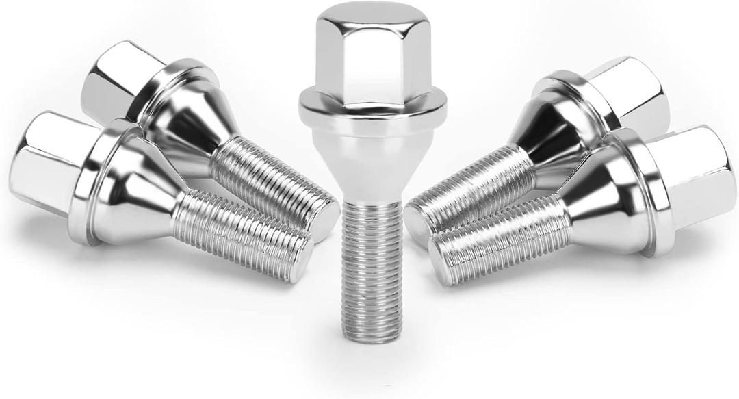 Dynofit M12x1.25 OEM Lug Bolts Replacement for Renegade Compass Cherokee, 5pcs Aftermarket Wheel Bolts for B09WMP82J7 B0D25XQ3DB, 28mm Shank Stock Factory Wheel Studs
