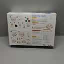 Baby Play Gym, Thickened and Non Slip Activity Mat, 5 Developmental Zones Tummy Time Mat with 5 Detachable Sensory Toys for Motor Skills, Baby Essentials Shower Gift Box (Bear)