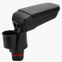 Fydun Central Armrest Box with Water Cup Holder Armrest Storage Box+Cup Holder Replacement for Fortwo Forfour 453 2015-2019