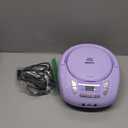 Portable CD Player Boombox with Bluetooth, FM Radio, USB MP3 Playback, AUX-in, Headphone Jack, CD-R/ RW and MP3 CDs Compatible, Kids CD Players for Home or Outdoor