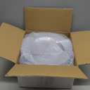 N9R 100PCS Clear Plastic Plates, 10.25 inch Clear Disposable Dinner Plate, Heavy Duty Plates for Party, Wedding, Birthday and Events