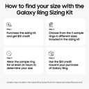 SAMSUNG Galaxy Ring Sizing Kit, Size First Before You Buy + Receive $10 Amazon Credit Towards Future Galaxy Ring Purchase, Includes 11 Sample Sizes