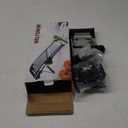 Mandoline Food Slicer, Adjustable Mandoline Slicer for Kitchen, Stainless Steel Mandolin Vegetable Chopper for Potato/Tomato/Onion, Vegetable Slicer Julienne Cutter with Cut-Resistant Gloves (Silver)