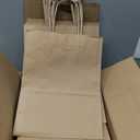 BagDream Gift Bags 8x4.25x10.5 100Pcs Brown Paper Gift Bags with Handles Bulk for Wedding, Party Favor, Grocery, Shopping, Retail, Merchandise Medium Kraft Paper Sacks, 100 count
