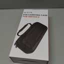 KCKTR Nintendo Switch 2 Carrying Case (2025), Hard Shell Protective Travel Portable Pouch Holds 24 game cartridges, with Game Card Slots & Inner Pocket for Accessories, Black