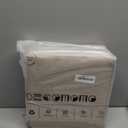 DECOMOMO Storage Cubes, 11x11 Cube Storage Bins, Baskets for Shelves (Beige & White, 4 Pack)
