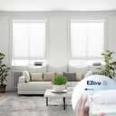 DEZ FURNISHINGS EZ Grip PRO No Tools No Drill Light Filtering 1" Cordless Cellular Shade, Easy Finger-Tighten Install, 32" W x 64" H, White