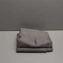 California King/King Duvet Cover, 1000 Thread Count Sateen 1 Piece Egyptian Cotton Quality Duvet Cover, 100% Pure Cotton Comforter Cover, Zipper Closure, 7 Corner Ties - (Grey)