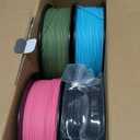 JAYO Matte PLA 3D Printer Filament Bundle 2KG, PLA Matte Filament 1.75mm Bulk, 8 Pack 250g Spool Filament (Black, White, Blue, Red, Pink, Orange, Light Yellow, Olive Green)