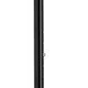 Drive Medical Adjustable Height Offset Handle Cane with Gel Hand Grip, Black
