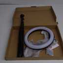 Weilisi 10" Selfie Ring Light with Tripod Stand, 72'' Tall & Phone Holder, 38 Color Modes, Stepless Dimmable/Speed LED Ring Light for iPhone & Android,YouTube, Makeup,TIK Tok (10'')