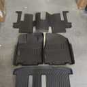 KELCSEECS Floor Mats Compatible for 2013-2020 Pathfinder 7 Seat/ 2014-2020 QX60/ 2013 JX35, Car Mats All Weather Custom Floor Liners Full Set Include 1st 2nd 3rd Row, Automotive Floor Mats TPE Black