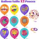 2 x HOWAF 40pcs Happy Diwali Party Decorations Balloons, 9 Styles Festival of Lights Latex Balloons and Confetti balloons for Indian Deepavali Festival, Diwali Party Supplies for Home Ceiling Wall