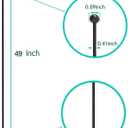 Dog Playpen Stakes, Accessories Replacing The Metal Posts of Pet Enclosures for Indoor Outdoor RV Puppy Medium Dogs Play Pens (8, 45 inch)