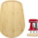 Adabuli Bamboo Mixer Slider Mat Compatible with KitchenAid 4.5-5 Qt Tilt Head Stand Mixer, Appliance Sliding Mat for Kitchenaid Artisan, Kitchen Countertop Storage Accessories and Attachments