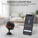 ELEFOCUS Hidden Camera,2K Mini Camera,Nanny Cam Hidden Camera,WiFi Spy Camera with Night Vision & Motion Detection,Camaras Espias Ocultas for Pet/Baby/Nanny