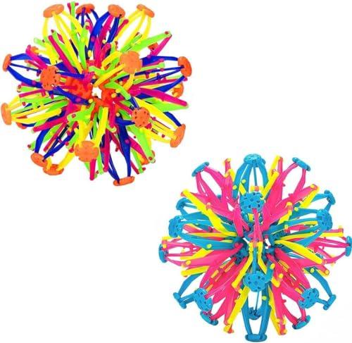 Kocasall Expanding Sphere - Anxiety Relief Sensory Ball for Kids & Adults - Expandable Breathing Magic Toy Suitable for Yoga, ADHD, Anxiety, Autistic (2Pcs 12.8IN)