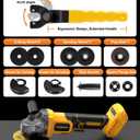 4-1/2" Cordless Angle Grinder Tool, Brushless Cordless Grinder For Dewalt 20V Max, With Quick-release Guard, 3-speed Control (Tool Only, NO Battery/Charger)