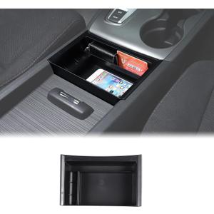 Center Console Organizer Tray for Honda Pilot 2016-2022/ Ridgeline 2020-2023/ Passport 2019-2023 Accessories, Central Control Armrest Secondary Storage Box ABS Material
