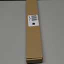 French Door Curtain Rod Adjustable 18"-32", Wrap Around Cafe Curtain Rod 1/2" Diameter, Screwed Sash Rods for Door Window, Black, 2 Pack