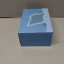 Ceramic Conch Shell Jewelry Tray, Blue Shell Jewelry Dish, Trinket Dish, Earring Ring Holder Dish Ocean Coastal Decor Jewelry Plate Tray Key Bowl for Jewelry Christmas Room Beach Decor