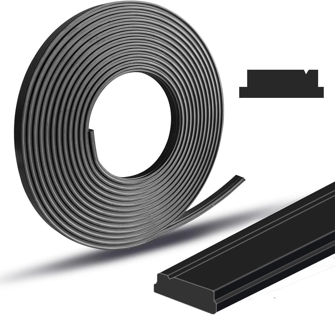 Magnetic Strips for Shower Door 3/8" Width X 1/8" Thickness,Framed Glass Door Replacement,13' Length