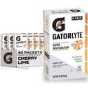 Gatorade Gatorlyte Powder, Cherry Lime, Makes 16.9 Fl Oz (Pack of 48) (6 Servings (Pack of 8)) Jul 14 25