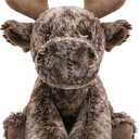 Hideekoog Deer Stuffed Animal Toy, Soft Huggable Deer Plush Toys for Kids, Cute Moose Animal Gift for Boys Girls and Toy for 1-3 Toddlers -8.5 Inch