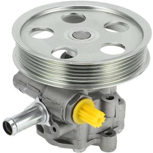 Power Steering Pump with Pulley for Audi A4 2.0L 2005-2009 for Audi A4 Quattro 2.0L 2005-2009 Power Assist Pump Replace No.8E0-145-153-J/8E0145153D