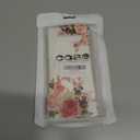 Case for LG V60 ThinQ 5G Case/LG V60/LM-V600 Case with Tempered Glass Screen Protector, Full Body Clear Flexible with Floral Design Protection Bumper Phone Cover Cases for LG V60 (Rose Flower)