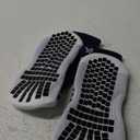Lux Dual Grip Socks - Soccer Grip Socks for Men and Women. GripArray Performance & Comfort (Large, Navy Blue)